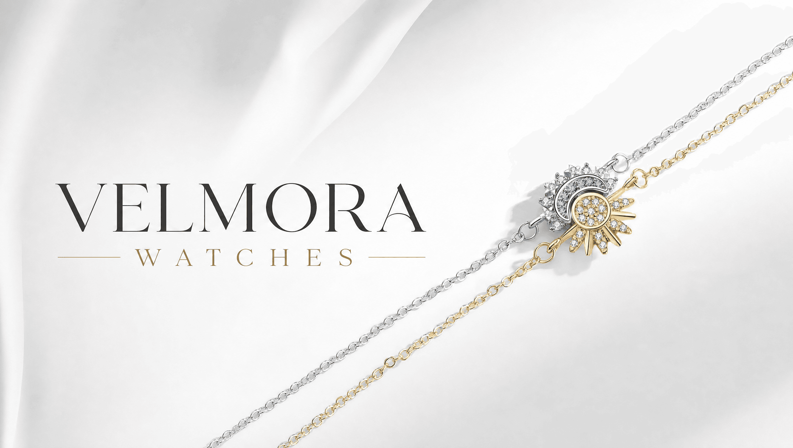 SUNMOON zon- en maanontwerp van Velmora Watches